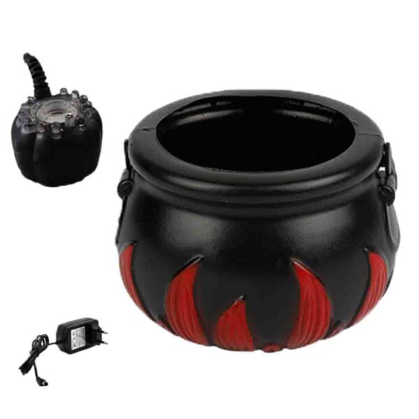 Halloween Pumpkin Smoke Witch Bucket Color Changing Lights – Bild 4