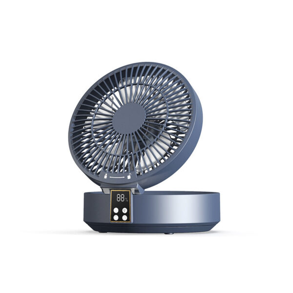 Remote Control Portable Rechargeable Ceiling Usb Electric Folding Fan Night Light Air Cooler Home-appliance Home – Bild 9