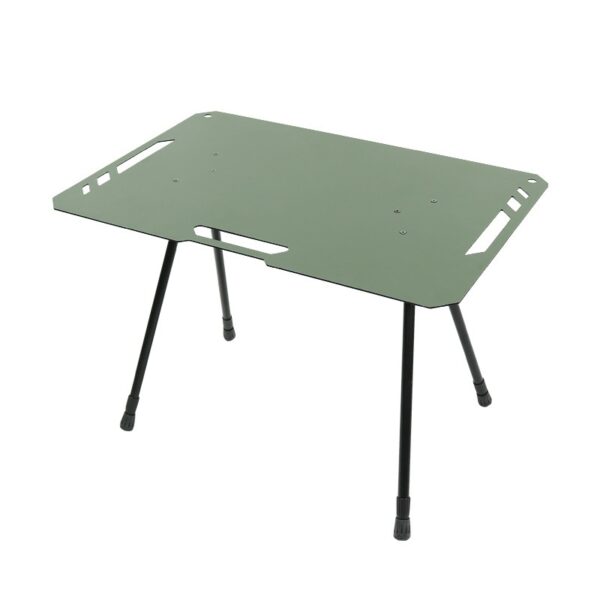 Outdoor Camping Blackened Aluminum Plate Folding Table – Bild 8