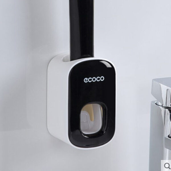 Wall Mounted Automatic Toothpaste Holder Bathroom Accessories Set Dispenser – Bild 2