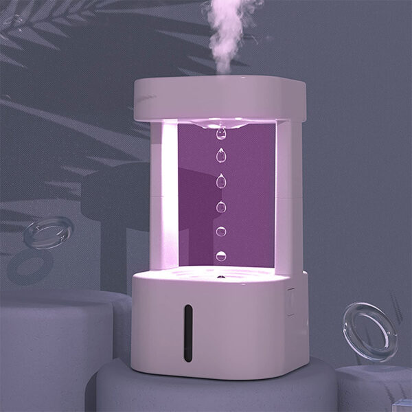Creative Anti-gravity Water Drop Humidifier Air Conditioning Mist Spray Household Quiet Bedroom Office With 580ML Water Tank – Bild 6