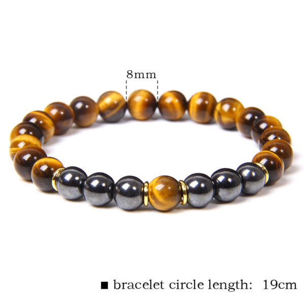 Tiger Eye Stone Bracelet Natural Stone Bracelet – Bild 7