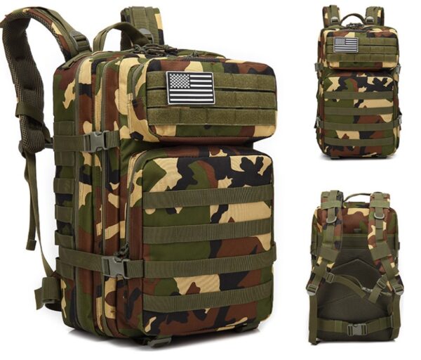 Outdoor Mountaineering Bag Tactical Leisure Bag Army Fan Travel Computer Bag Individual Soldier Package – Bild 7