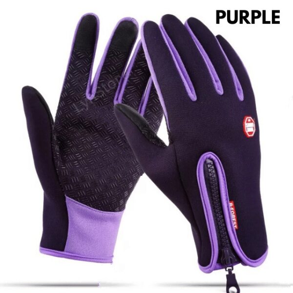 Winter Gloves Touch Screen Riding Motorcycle Sliding Waterproof Sports Gloves With Fleece – Bild 8