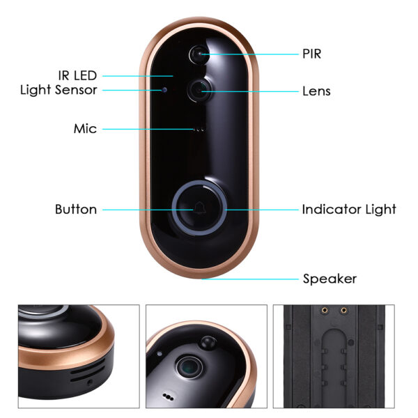 Remote Home Monitoring Doorbell – Bild 5