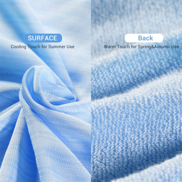 Cooling Blanket Cooling Fiber Absorb Heat Washable Cover Over Blankets Summer – Bild 4