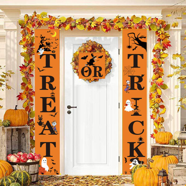 Halloween decoration outdoor banner halloween couplets – Bild 5