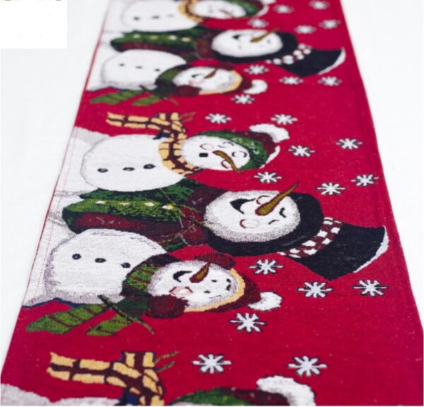 Christmas Elk Snowman Table Runner Merry Christmas Decorations – Bild 10