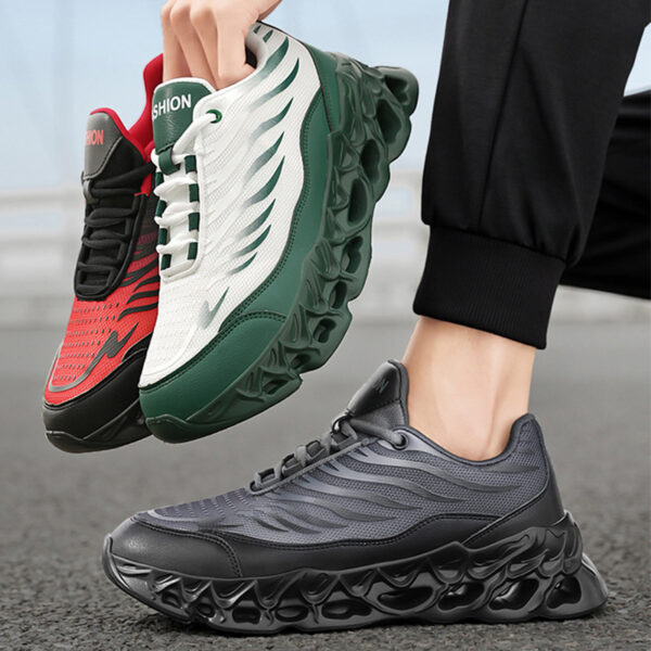 Men's Lace-up Sneakers Thick-soled Daddy Vulcanized Shoes Outdoor Running Sports Casual Shoes – Bild 9
