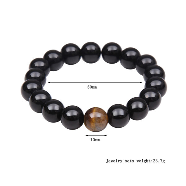 Tiger Eye Stone Bracelet Natural Stone Bracelet – Bild 3