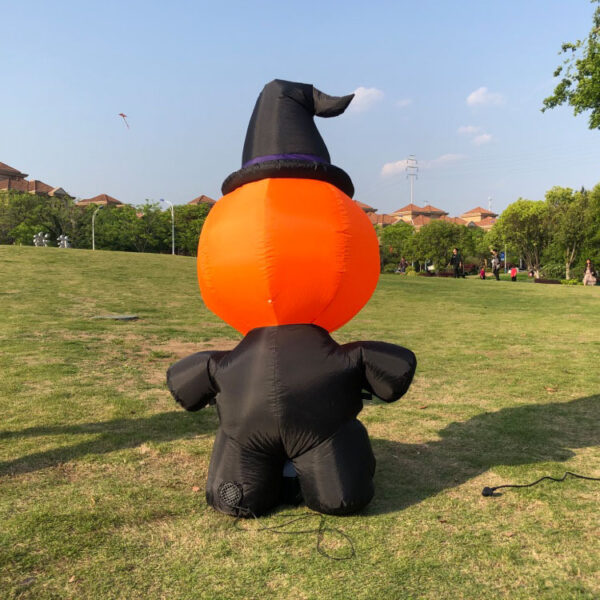 Pumpkin head spooky halloween decoration – Bild 4