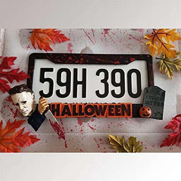 Halloween Personality Myers License Plate Frame – Bild 4