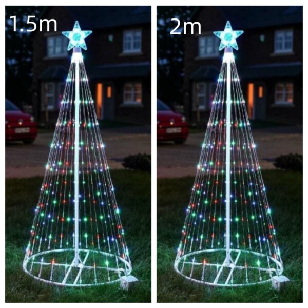 Multi Color LED Animated Outdoor Christmas Tree Lights Christmas Lights Christmas Garden Countryard Decorations – Bild 6