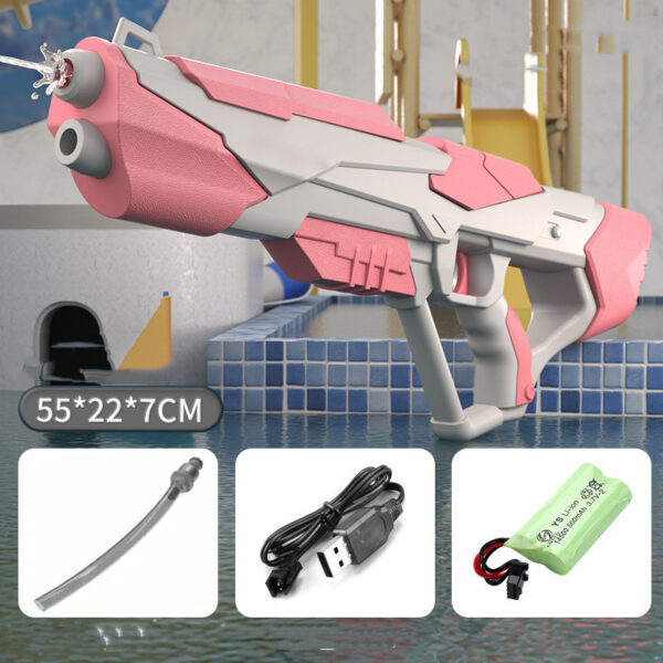 Space Water Gun Electric Automatic Water Absorption Water Fights Toy Outdoor Beach Swimming Pool Bath Toys For Children Kid Gift – Bild 7
