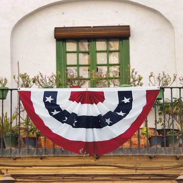 American Garden Flagpole USA Fan Flag Patriotic Stars Stripes Flag Outdoor Decoration – Bild 3