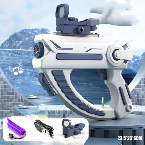Summer Fully Automatic Electric Water Gun Rechargeable Long-Range Continuous Firing Party Game Kids Gift – Bild 6