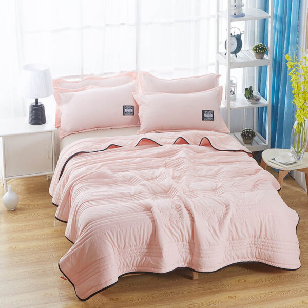 Cooling Blankets Pure Color Summer Quilt Plain Summer Cool Quilt Compressible Air-conditioning Quilt Quilt Blanket – Bild 7