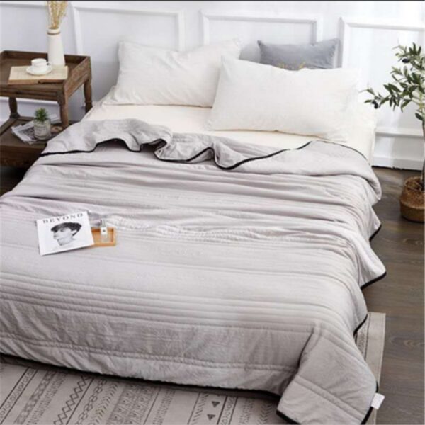 Cooling Blankets Pure Color Summer Quilt Plain Summer Cool Quilt Compressible Air-conditioning Quilt Quilt Blanket – Bild 9