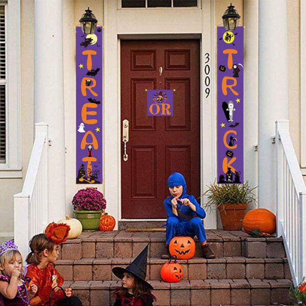Halloween decoration outdoor banner halloween couplets – Bild 4