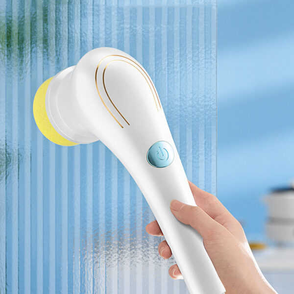 Multifunctional Electric Handheld Kitchen Household Dishwashing Brush Handheld Scrubber Bathtub Sink Bathroom Kitchen Tile Cleaning Tool Drill Brush Set With 5 Heads – Bild 3