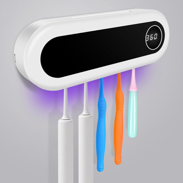 Wall Mounted Toothbrush Holder Smart Toothbrush UV Sterilizer Holder Toothpaste Dispenser Squeezer For Bathroom Accessories – Bild 4