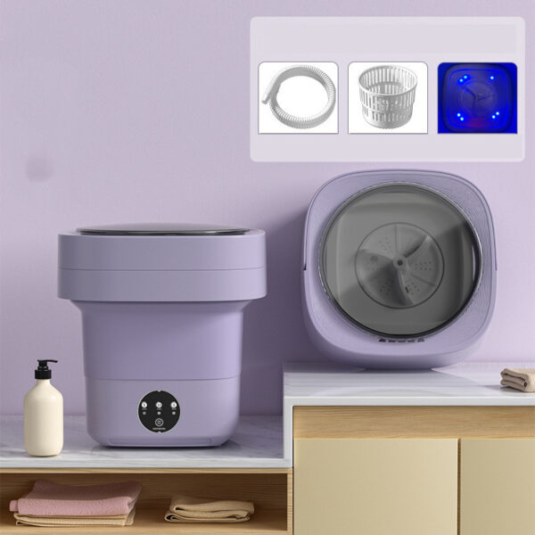 Mini Foldable Washing Machine Portable Mini Socks Underwear Panties Washing Machine Big Capacity 3 Models With Spinning Dry Gadgets – Bild 3