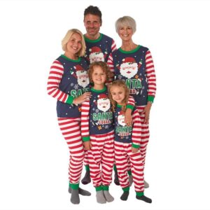 Santa Printed Parent-child Homeweare