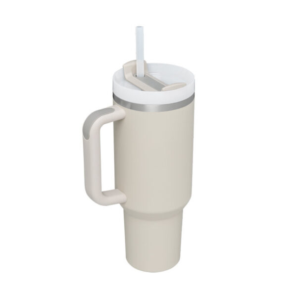 40 Oz Tumbler With Handle Straw Insulated, Stainless Steel Spill Proof Vacuum Coffee Cup Tumbler With Lid Tapered Mug Gifts For Valentine Lover Suitable For Car Gym Office Travel – Bild 5