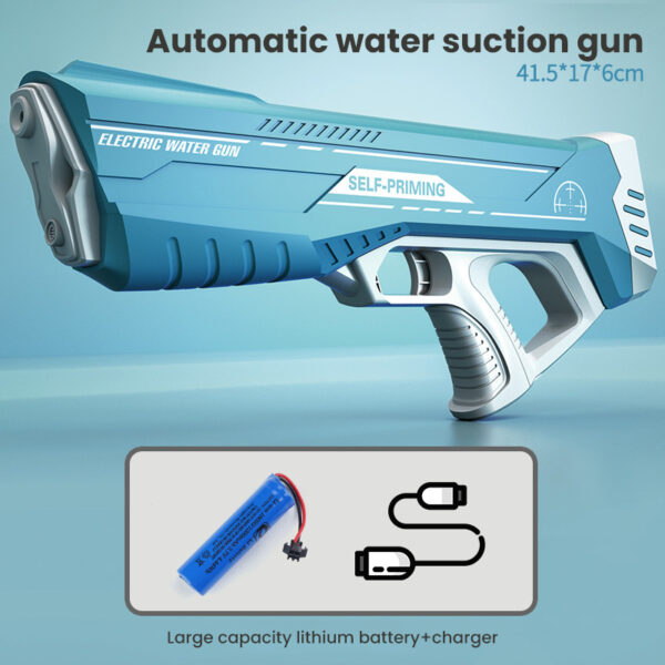 Space Water Gun Electric Automatic Water Absorption Water Fights Toy Outdoor Beach Swimming Pool Bath Toys For Children Kid Gift – Bild 3