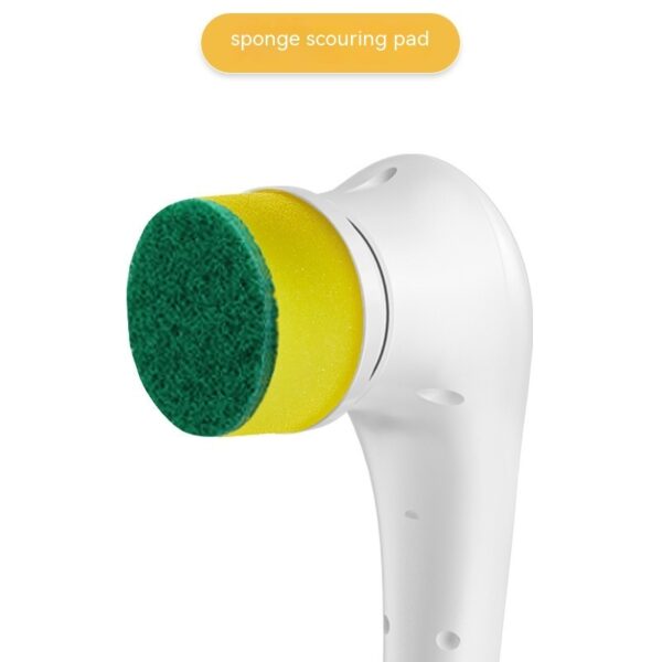 Multifunctional Electric Handheld Kitchen Household Dishwashing Brush Handheld Scrubber Bathtub Sink Bathroom Kitchen Tile Cleaning Tool Drill Brush Set With 5 Heads – Bild 7