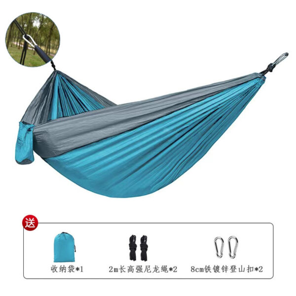Hammock Outdoor Camping Camping Single Double Parachute Cloth – Bild 5