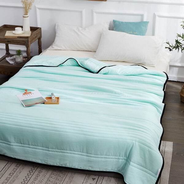 Cooling Blankets Pure Color Summer Quilt Plain Summer Cool Quilt Compressible Air-conditioning Quilt Quilt Blanket – Bild 6