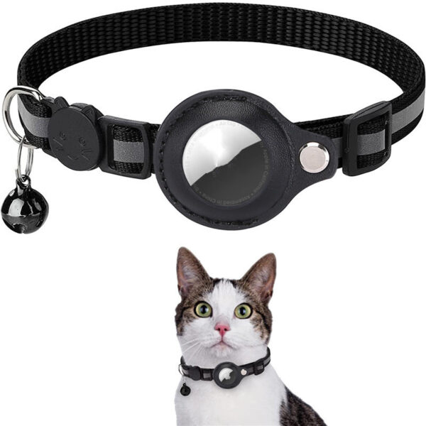 Reflective Collar Waterproof Holder Case For Airtag Air Tag Airtags Protective Cover Cat Dog Kitten Puppy Nylon Collar – Bild 3