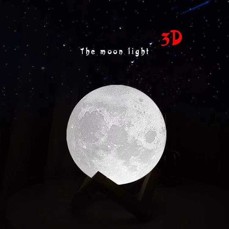 3D Printing Moon Night Table Lamp Chinese Valentine’s Day Gift