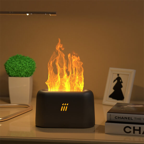 Flame Aroma Diffuser Air Humidifier Ultrasonic Cool Mist Maker Fogger Led Essential Oil Flame Lamp Difusor – Bild 7