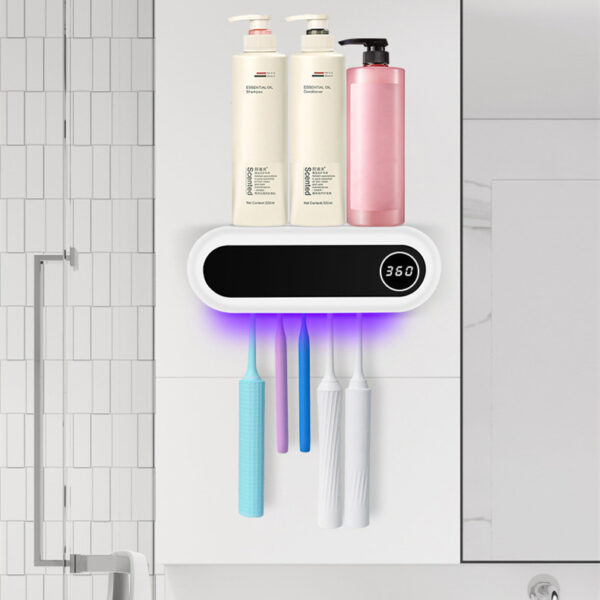 Wall Mounted Toothbrush Holder Smart Toothbrush UV Sterilizer Holder Toothpaste Dispenser Squeezer For Bathroom Accessories – Bild 7