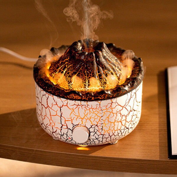 New Creative Volcano Humidifier Aromatherapy Machine Spray Jellyfish Air Flame Humidifier Diffuser – Bild 6