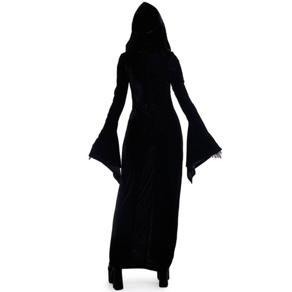 Dark Punk Halloween Velvet Cloak – Bild 3