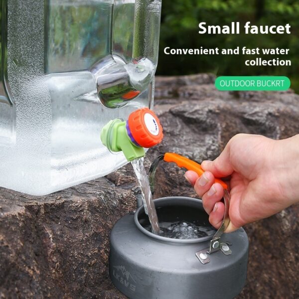 Outdoor Bucket Household Water Breaker Car Camping With Faucet – Bild 6