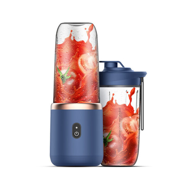 6blade Portable Blender Mini Juicer Cup Extractor Smoothie USB Charging Fruit Squeezer Blender Food Mixer Ice Crusher Portable Juicer Machine – Bild 10