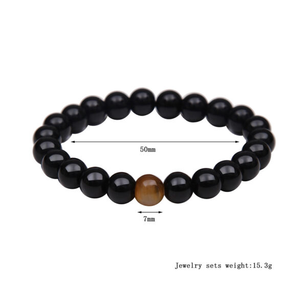Tiger Eye Stone Bracelet Natural Stone Bracelet – Bild 4