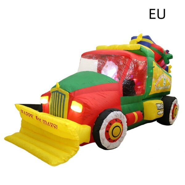 Inflatable Santa Snow Clearer Light Inflatable Christmas Decoration Props – Bild 7