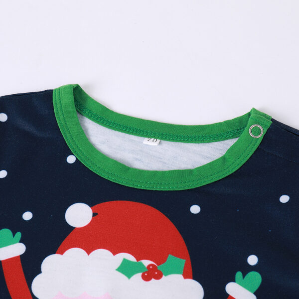 Santa Printed Parent-child Homeweare – Bild 4