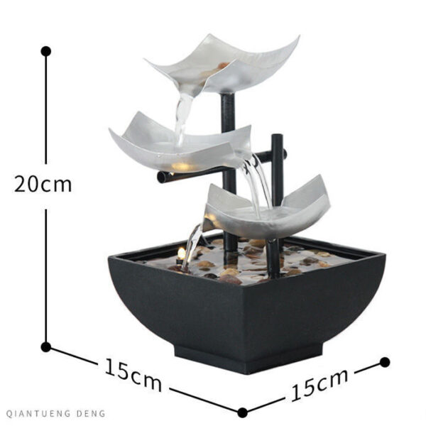 New Home Decoration Flowing Water Ornaments Desktop Fountain Crafts For Home Decor – Bild 6