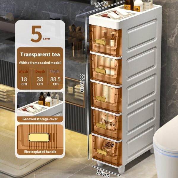Thickened Storage Cabinet Living Room Snack Home Storage Rack – Bild 3