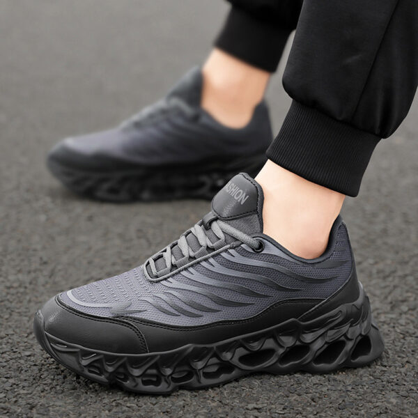Men's Lace-up Sneakers Thick-soled Daddy Vulcanized Shoes Outdoor Running Sports Casual Shoes – Bild 3