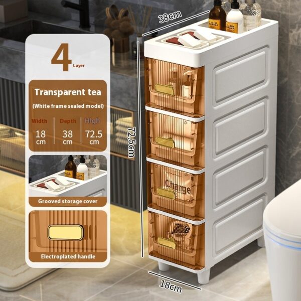 Thickened Storage Cabinet Living Room Snack Home Storage Rack – Bild 10