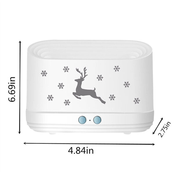 Elk Flame Humidifier Diffuser Mute Household Atmosphere Lamp Christmas Home Decorations – Bild 2