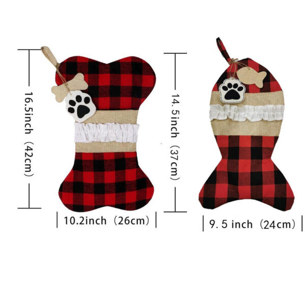 Christmas Ornament Christmas Socks Gift Bag – Bild 3