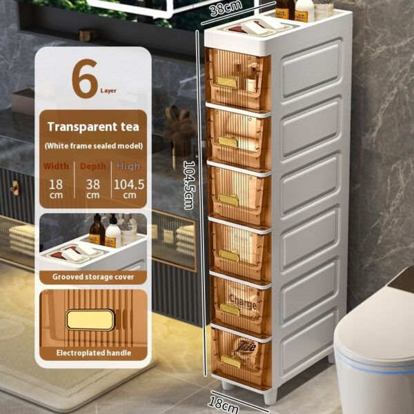 Thickened Storage Cabinet Living Room Snack Home Storage Rack – Bild 6